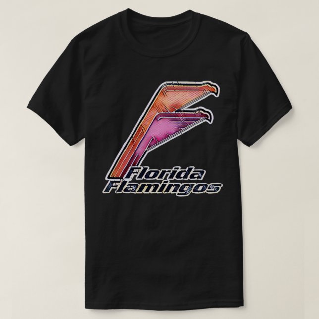 T-shirt Équipe de Floride Flamants roses Tennis (Design devant)
