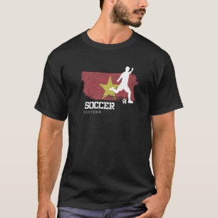 T-shirt Équipe de football à drapeau du Vietnam de footbal