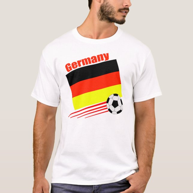 T-shirt Équipe de football allemande (Devant)