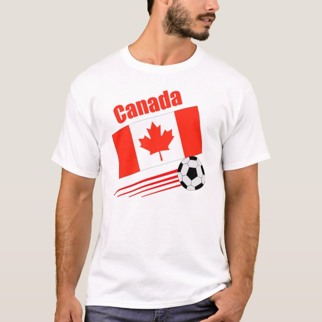 T-shirt Équipe de football canadienne (Devant)