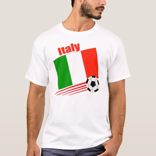 T-shirt Équipe de football de l'Italie (Devant)
