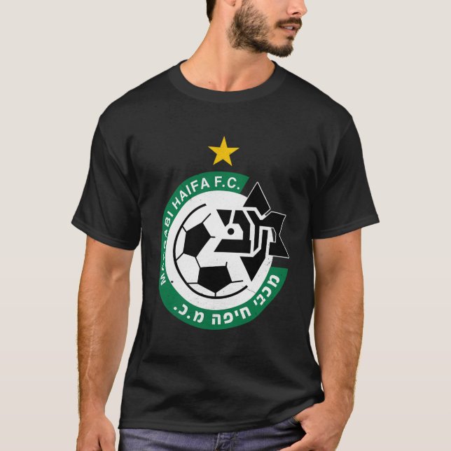 T-shirt Équipe De Football De Maccabi Haifa (Devant)