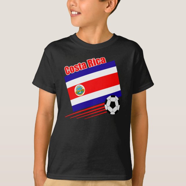 T-shirt Équipe de football du Costa Rica (Devant)