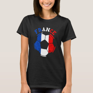 T-shirt Équipe de football française ballon de football ra