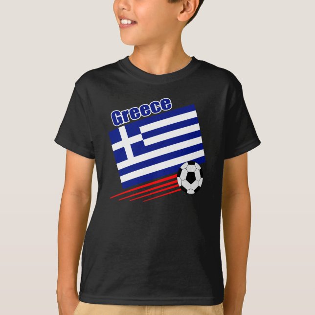 T-shirt Équipe de football grecque (Devant)