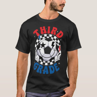 T-shirt Équipe de football groovy de troisième année Premi
