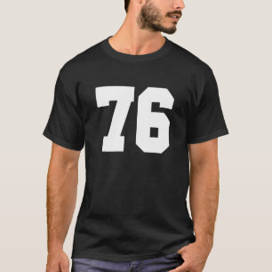 T-shirt Équipe de football numéro 76 American Rugby Team,