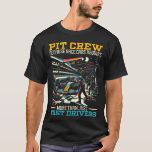 T-shirt Équipe de fosse Course automobile Racerack Motorsp