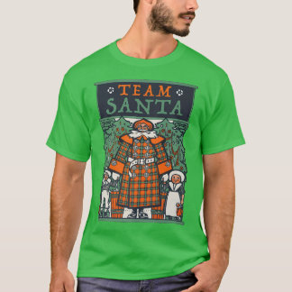 T-shirt Équipe de Funny Santa Old Fashion