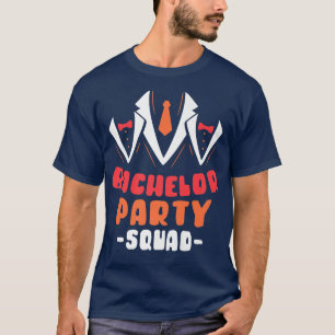 T-shirt Équipe de garçon de bachelor Marié Équipe de marié