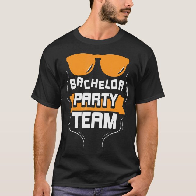 T-shirt Équipe de garçon d'honneur enterrement de vie de g (Devant)