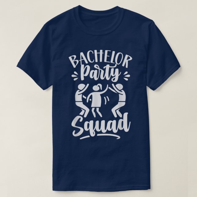T-shirt Équipe de garçon d'honneur Mariée  (Design devant)