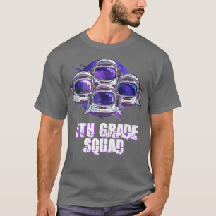 T-shirt Équipe de garçons de 5e année de retour à l'école 