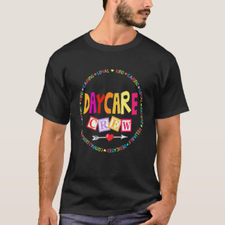 T-shirt Équipe de garderie Équipe d'école Équipe de garde 