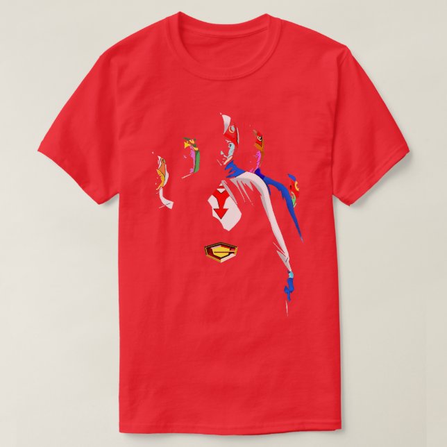T-shirt Équipe de Gatchaman Bataille des Planètes G (Design devant)