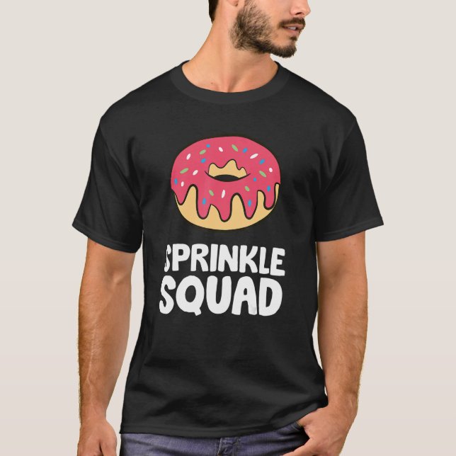 T-shirt Équipe de gâteau Sprinkle Squad (Devant)