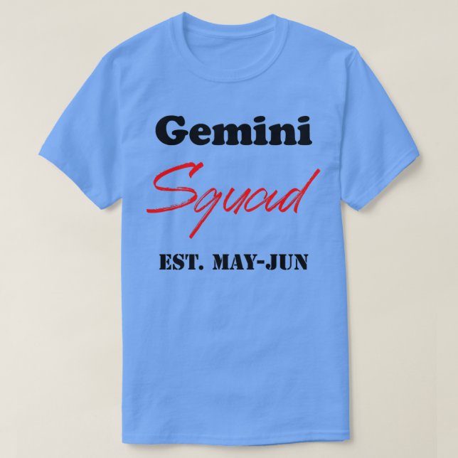 T-shirt Équipe de Gemini (Design devant)