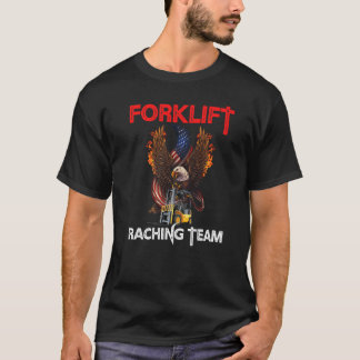 T-shirt Équipe de gerbage de chariot élévateur Chariot él