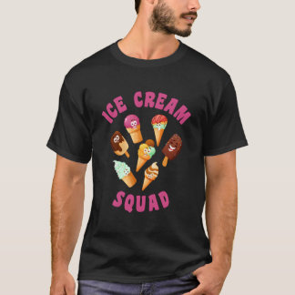 T-shirt Équipe de glace à la crème
