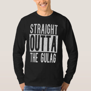 T-shirt Équipe de goulag de la ligne droite Bataille de gu