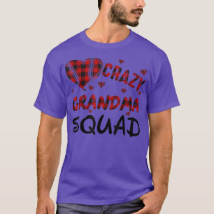 T-shirt Équipe de grand-mère de softball jumelage de la fa