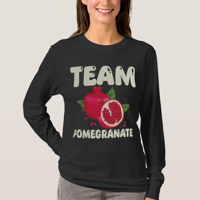 T-shirt Équipe de grenade tenue amour nourriture tropicale (Devant)