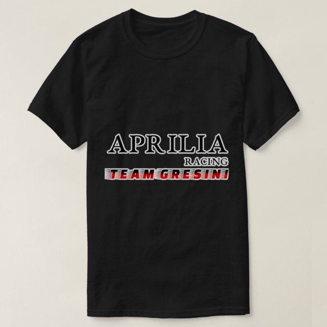 T-shirt Équipe de Gresini en course aprilia (Design devant)