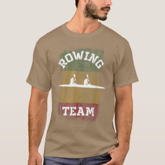 T-shirt Équipe de Guinée d'aviron Oarswoman Rower Girl Row