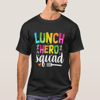 T-shirt Équipe de héros du déjeuner Drôles d'agents de caf