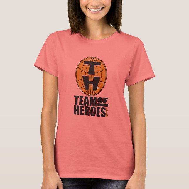 T-shirt Équipe de héros Tee officiel - Femmes (Devant)