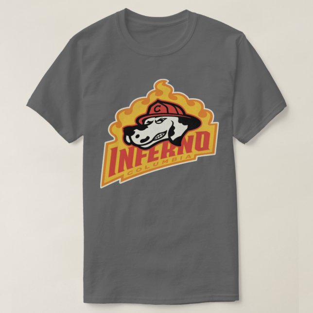 T-shirt Équipe de hockey défunte Columbia Inferno (Design devant)