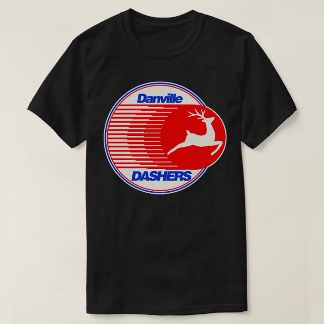T-shirt Équipe de hockey défunte Danville Dashers (Design devant)