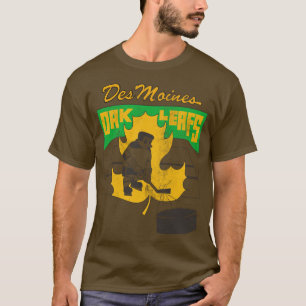 T-shirt Équipe de hockey des Moines Oak Leafs 70s