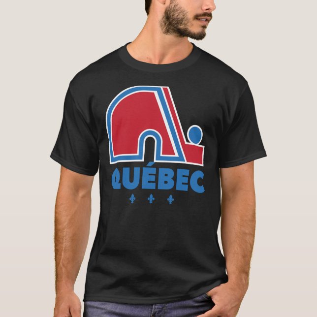 T-shirt Équipe de hockey des Nordiques du Québec Avalanche (Devant)