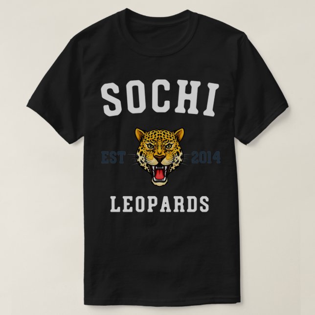T-shirt Équipe de hockey Kontinental SC Sotchi 2 (Design devant)