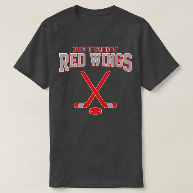 T-shirt Équipe de hockey rétro Red Wings 1 (Design devant)