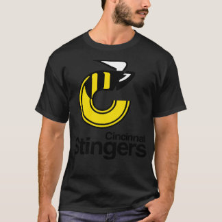 T-shirt Équipe De Hockey Rétro WHA Cincinnati Stingers
