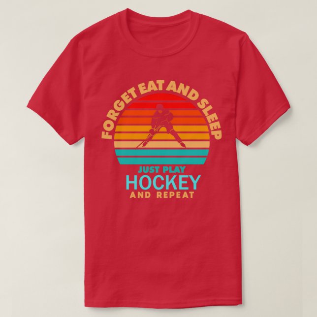 T-shirt Équipe de hockey sur glace Golie Sports intérieurs (Design devant)