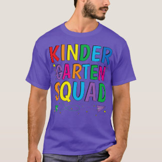 T-shirt Équipe De Jardin D'Enfants Retour À L'École Prémat