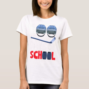 T-shirt Équipe de joueur de hockey sur glace pour fête d'a