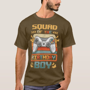 T-shirt Équipe de Joueur Vidéo de l'Anniversaire Matchi