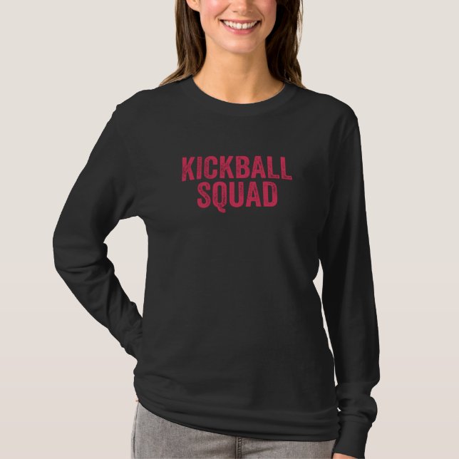T-shirt Équipe de Kickball (Devant)