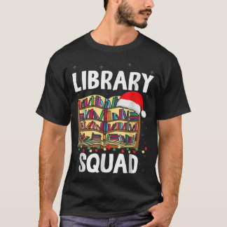 T-shirt Équipe de la bibliothèque du livre de Noël Noël No