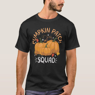 T-shirt Équipe de la Citrouille - Amusement d'Automne