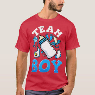 T-shirt Équipe de la fête de la révélation du genre Garçon