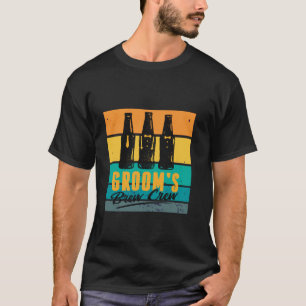 T-shirt Équipe de la fête du marié Bouteilles de bière Vei