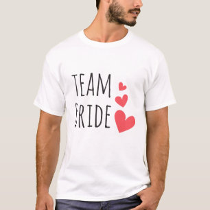 T-shirt Équipe de la mariée