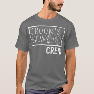 T-shirt Équipe de la Mariée Brasse Équipe de Meilleur Homm