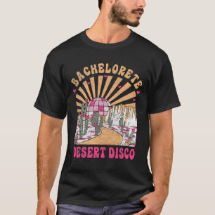 T-shirt Équipe de la mariée disco du désert Groupe de fête