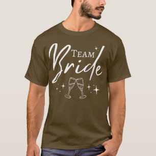 T-shirt Équipe de la mariée ensemble drôle d'enterrement d